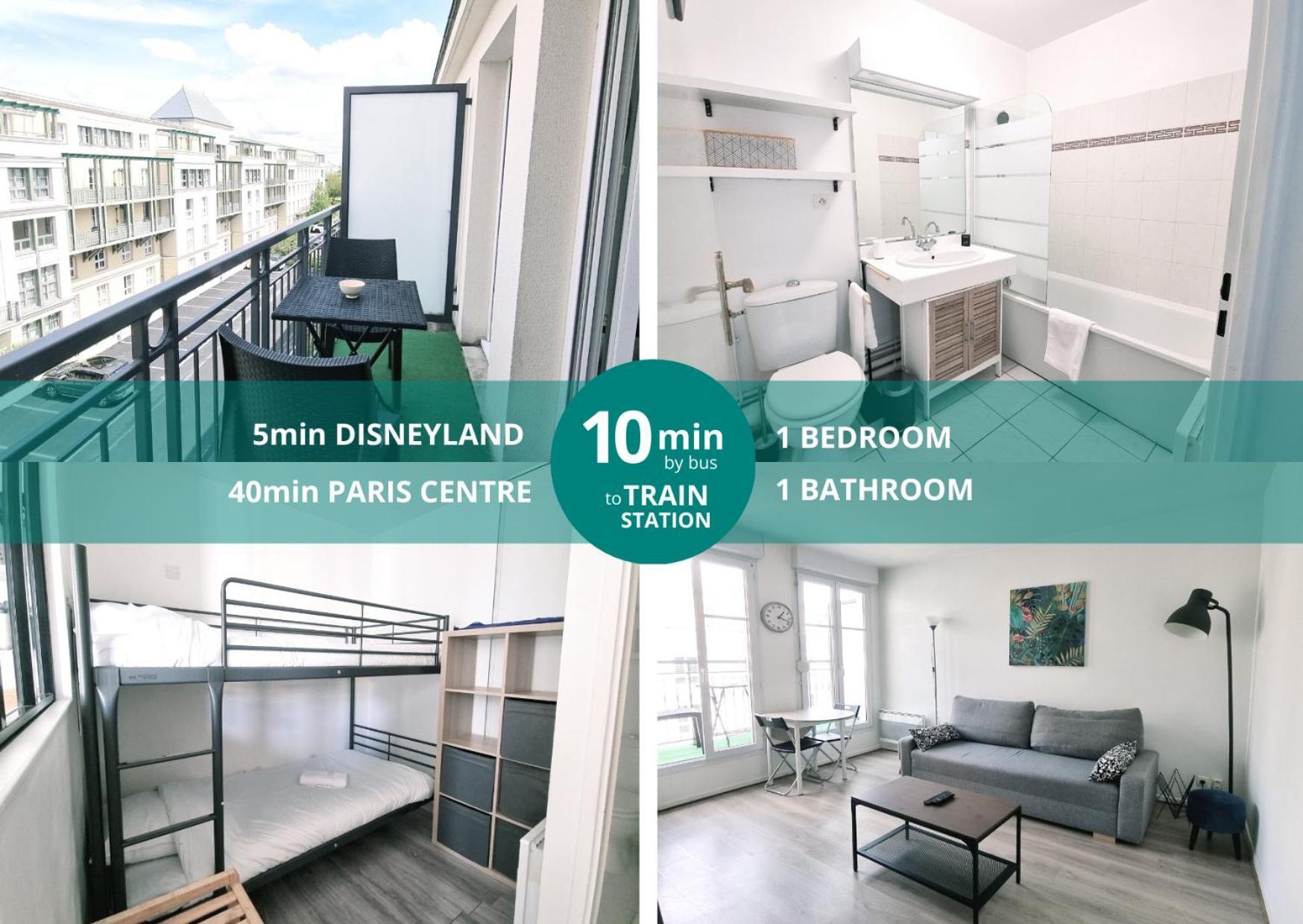 Appartement Disneyland 4 Personnes Serris Ngoại thất bức ảnh